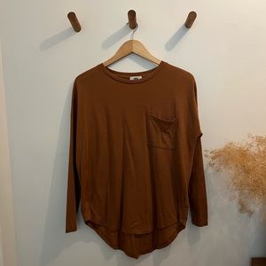 Rust, Long Sleeve Shirt